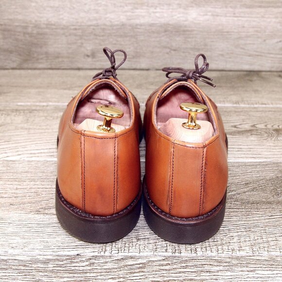 * NIB * $345 Allen Edmonds MSP Derby 7.5 D Walnut * Factory 2nds * add $15 Trees main image 3